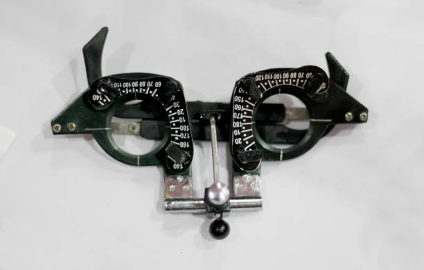 istock view of eye sight testing spectacles in a clinic 1911607963