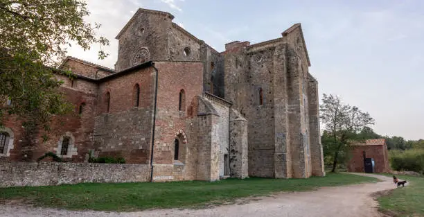 Photo of Ruin of the medieval Cistercian monastery San Galgano in the Tuscany
