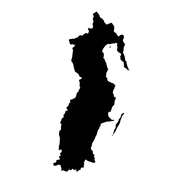 Analanjirofo region map, administrative division of Madagascar. Vector illustration. Analanjirofo region map, administrative division of Madagascar. Vector illustration. analanjirofo region stock illustrations