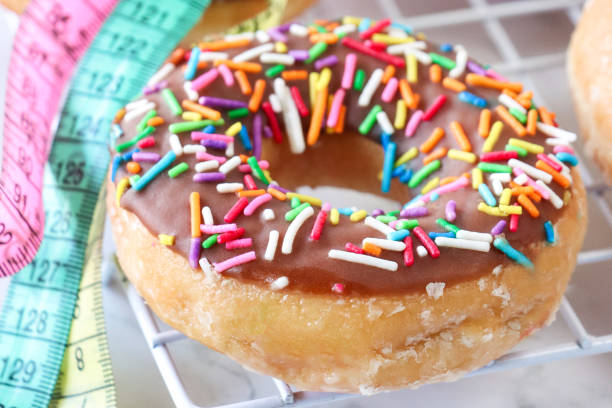 Finnish traditional Vappu food, sugar donuts with sima