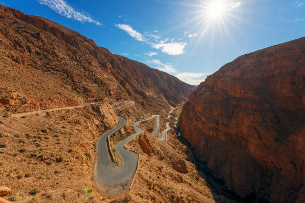 istock famous road in Dades gorges 1912130483