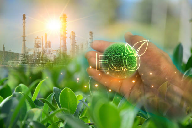 istock Sustainable development and business operations based on renewable energy, eco concepts, green industries using renewable energy can limit global warming 1912245937