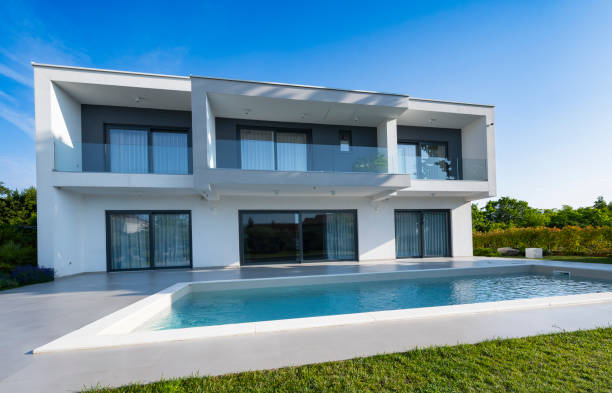 istock Exterior View Of Modern House 1912363549