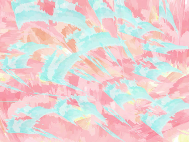 istock Abstract painting vibrant colors Fantasy concept, Illustration painting Background vector 1912400136
