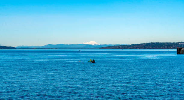 Emonds Marina View The view from the marina in Edmonds, Washington. edmonds stock pictures, royalty-free photos & images