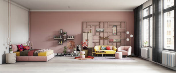istock Bohemian Design Style Home Interior 1912541115