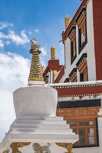 View of stupa in Kathmandu in Nepal