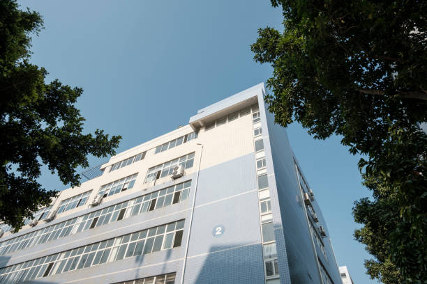 istock Factory building in the sun 1912670726