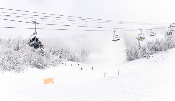 istock Alpine skiing trail in Colorado USA 1912729417
