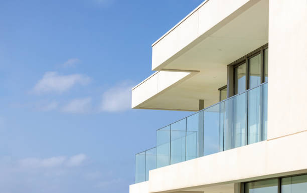 istock Closeup modern new house, background with copy space 1912735068