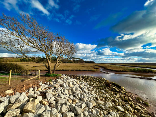 istock Lower Otter Estuary at Budleigh Salterton beach, East Devon, UK 1912741758