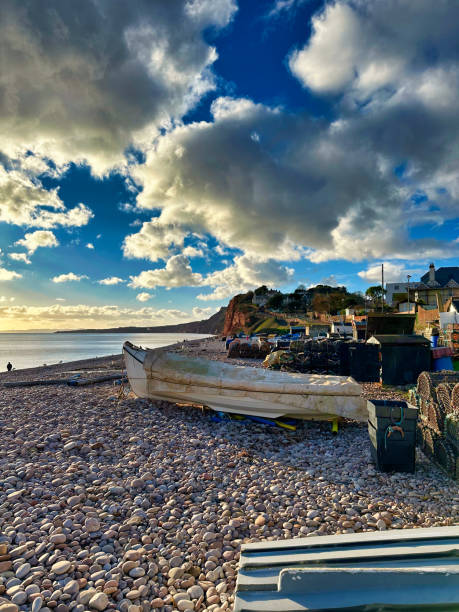 istock Budleigh Salterton beach in East Devon, UK 1912748474