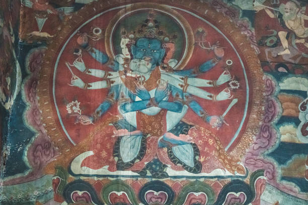 istock Dharmapala, Thangkas, Buddhist Art, Tibetan Buddhism 1912759371