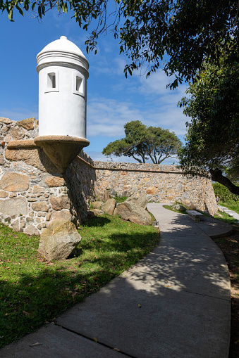 Historical Sao Jose da Ponta Grossa fort, Florianopolis, Santa Catarina, Brazil