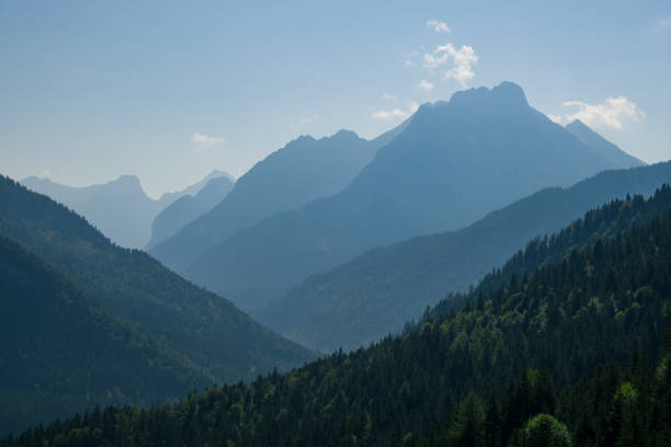 istock Blue mountain layers in the Karwendel mountains, Austria 1912900216