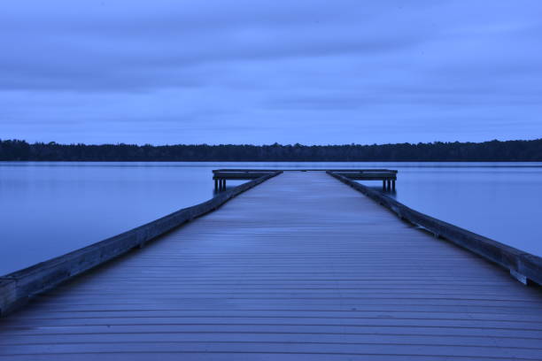 istock Fishing Pier At Jones Lake During Dusk 1912907043