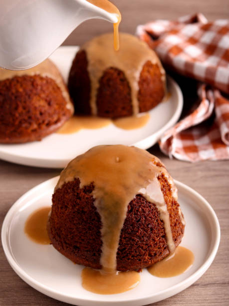istock Sticky toffee pudding with caramel sauce 1912969710