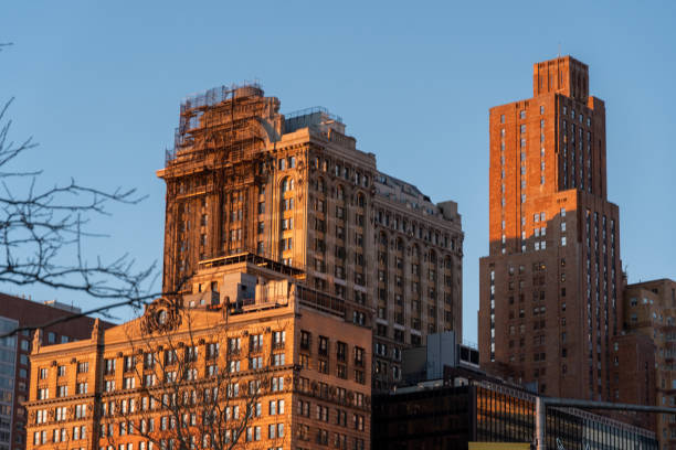 istock Battery Park NYC Buildings at Sunset 1913107831