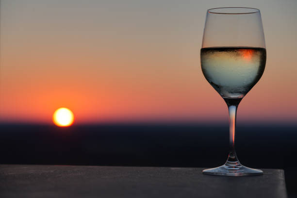 istock Wine Glass at Sunset 1913131916