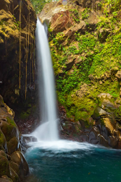 istock beautiful waterfall in Costa Rica 1913248368