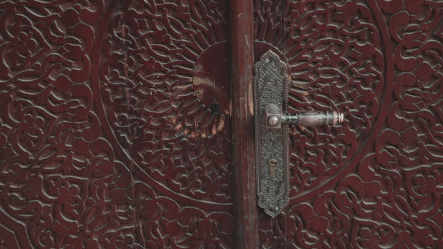 Old Doors With Oriental Patterns