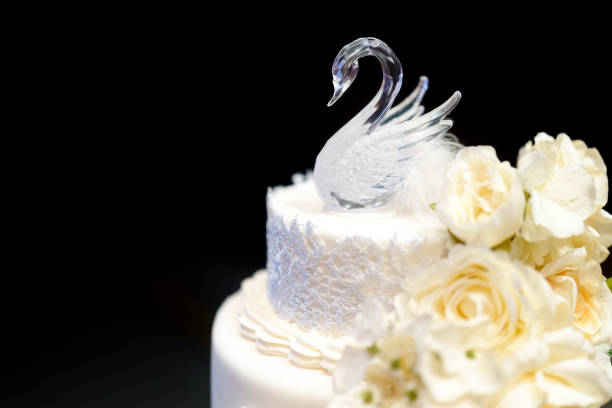Wedding cake design with flowers
