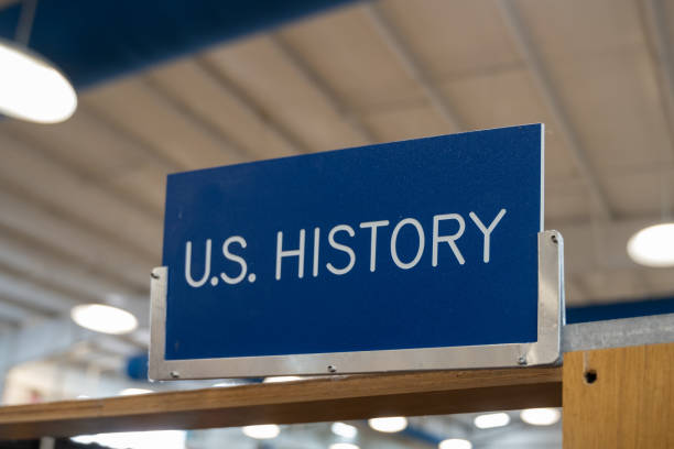 istock A sign for the U.S. Hitory section. 1913578186