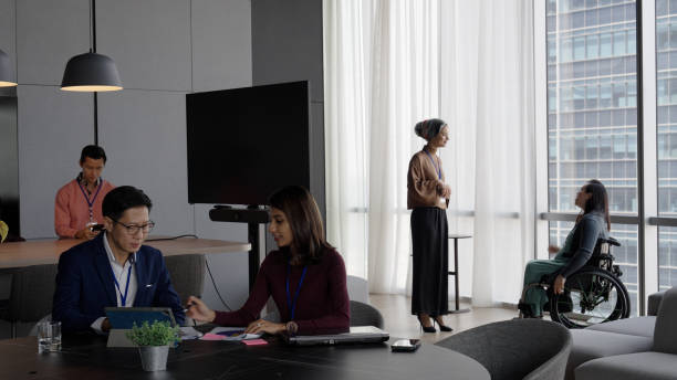 istock Engagement between a diverse and inclusive Asian business team 1913615516