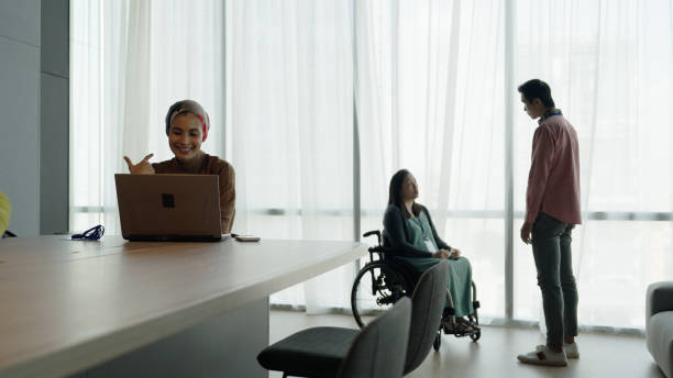 istock Engagement between a diverse and inclusive Asian business team 1913615528