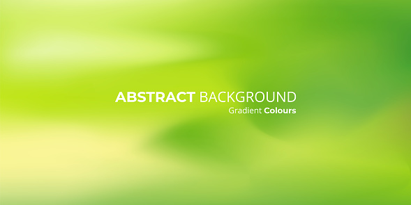 Defocused green gradient abstract background