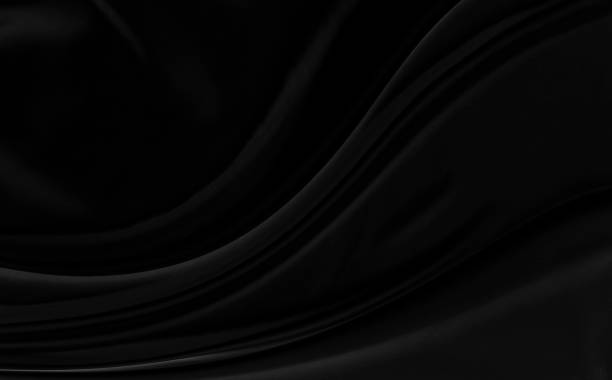 istock Black gray satin dark fabric texture luxurious shiny that is abstract silk cloth background with patterns soft waves blur beautiful. 1913863692