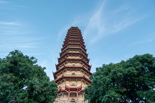 wuhan yellow crane tower, a famous tourist attraction in China