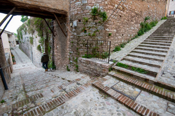 istock Cobblestone Pedestrian Alley 1913976207
