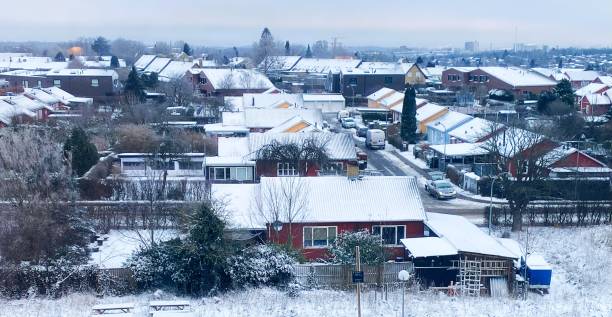 istock Herlev, Copenhagen, adorned in a blanket of snow 1914024526