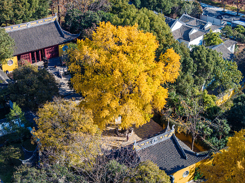 China, Jiangsu, Suzhou, Shangfangshan National Forest Park, Zhiping Temple