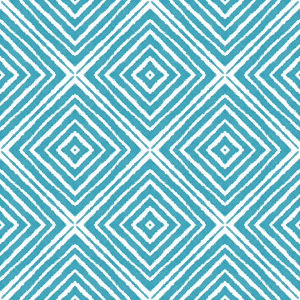Free Stock Photo of Simple diamonds line pattern on turquoise ...