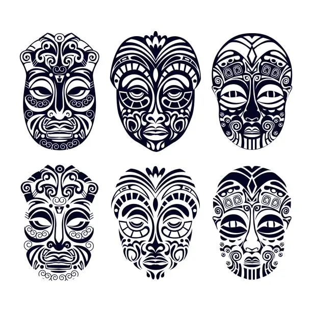 Vector illustration of Masks