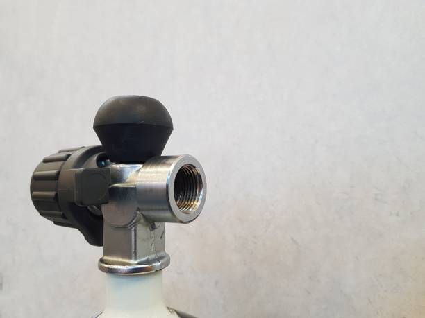 istock Valve handle of the gas cylinder 1914216773