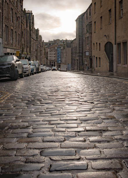 istock Cobbled road in old town Edinburgh 1914237968