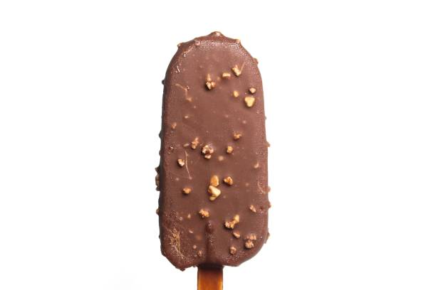 istock Chocolate flavored ice cream bar isolated on white background 1914286756
