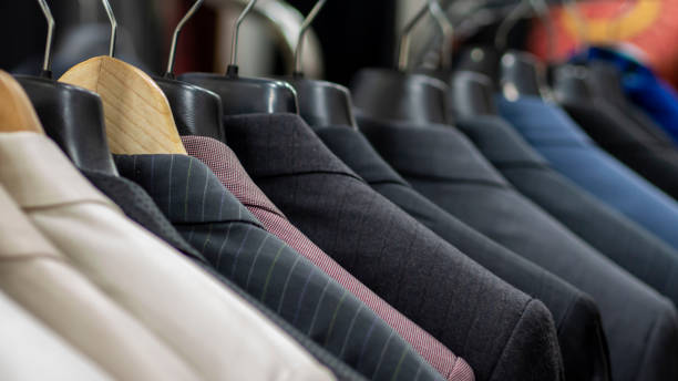 istock jackets finished in the textile workshop and prepared for sale 1914303898