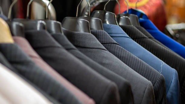 istock jackets finished in the textile workshop and prepared for sale 1914331048