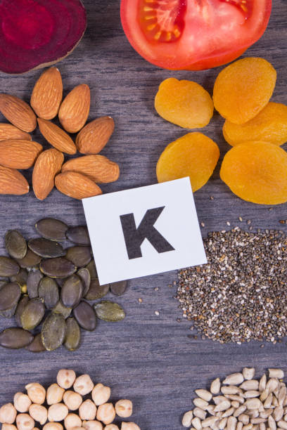 istock Various ingredients as source natural minerals, potassium, vitamin K and fiber 1914358846