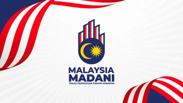 Vector illustration of Malaysia independence day