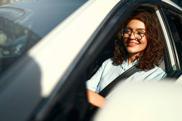 istock Woman sitting in a car 1914465167