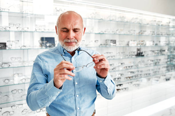 istock Glasses fitting and eye examination by an ophthalmologist 1914488293