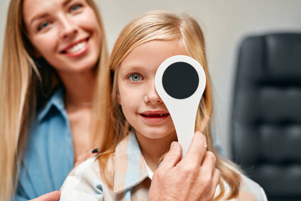 istock Glasses fitting and eye examination by an ophthalmologist 1914489866