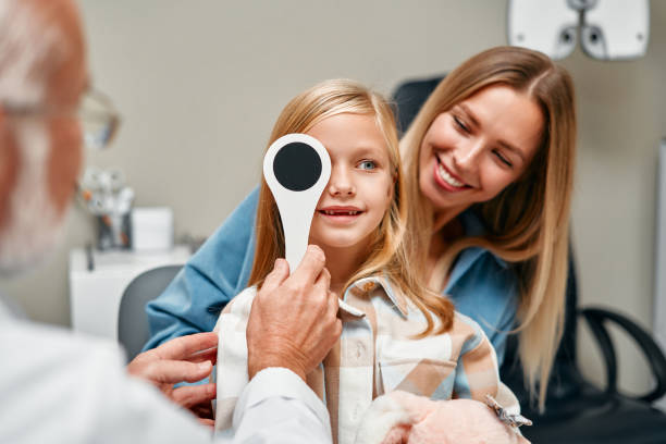 istock Glasses fitting and eye examination by an ophthalmologist 1914489869
