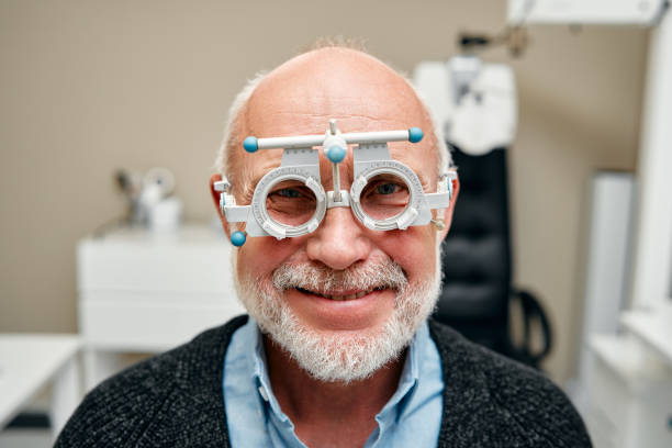 istock Glasses fitting and eye examination by an ophthalmologist 1914495180
