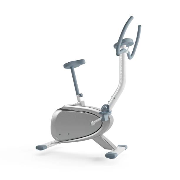 istock 3D rendering of an exercise step bike on a white background 1914496753